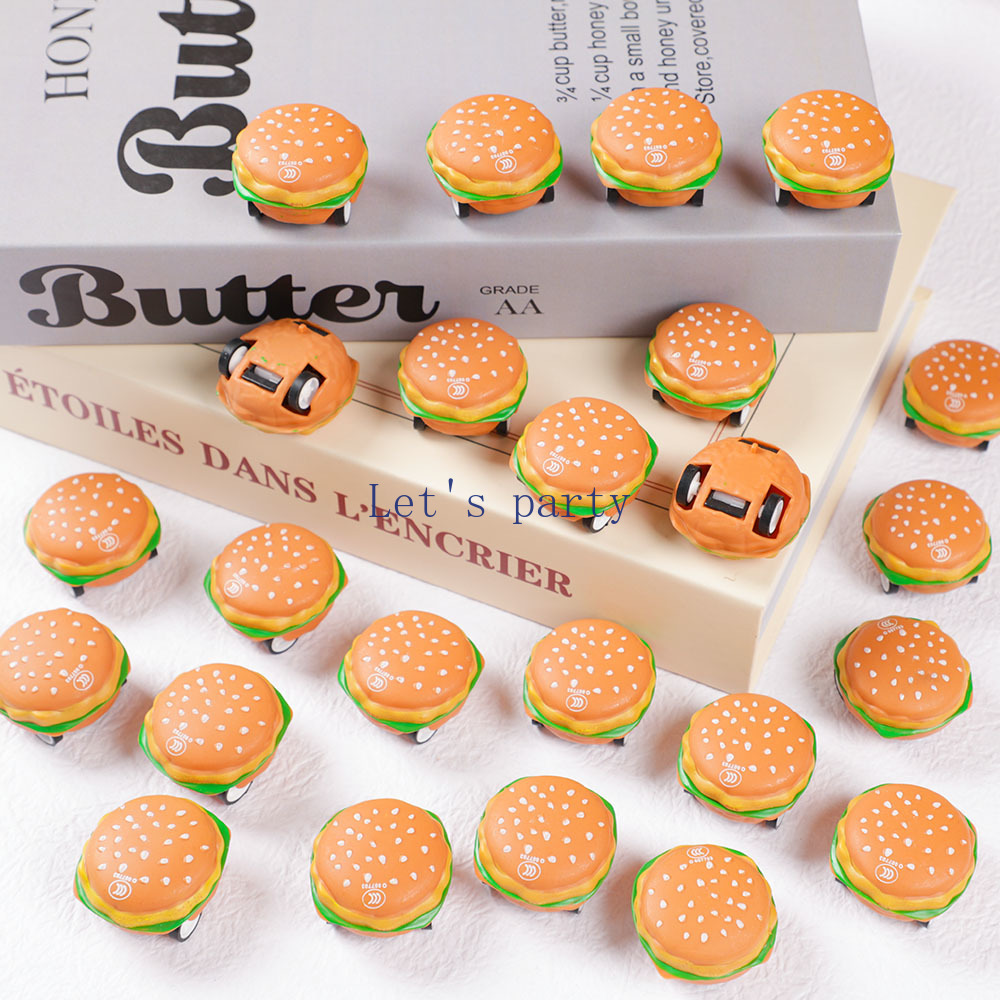 Baby Food Grinder - 15 Uds Mini lindo hamburguesa 3D
