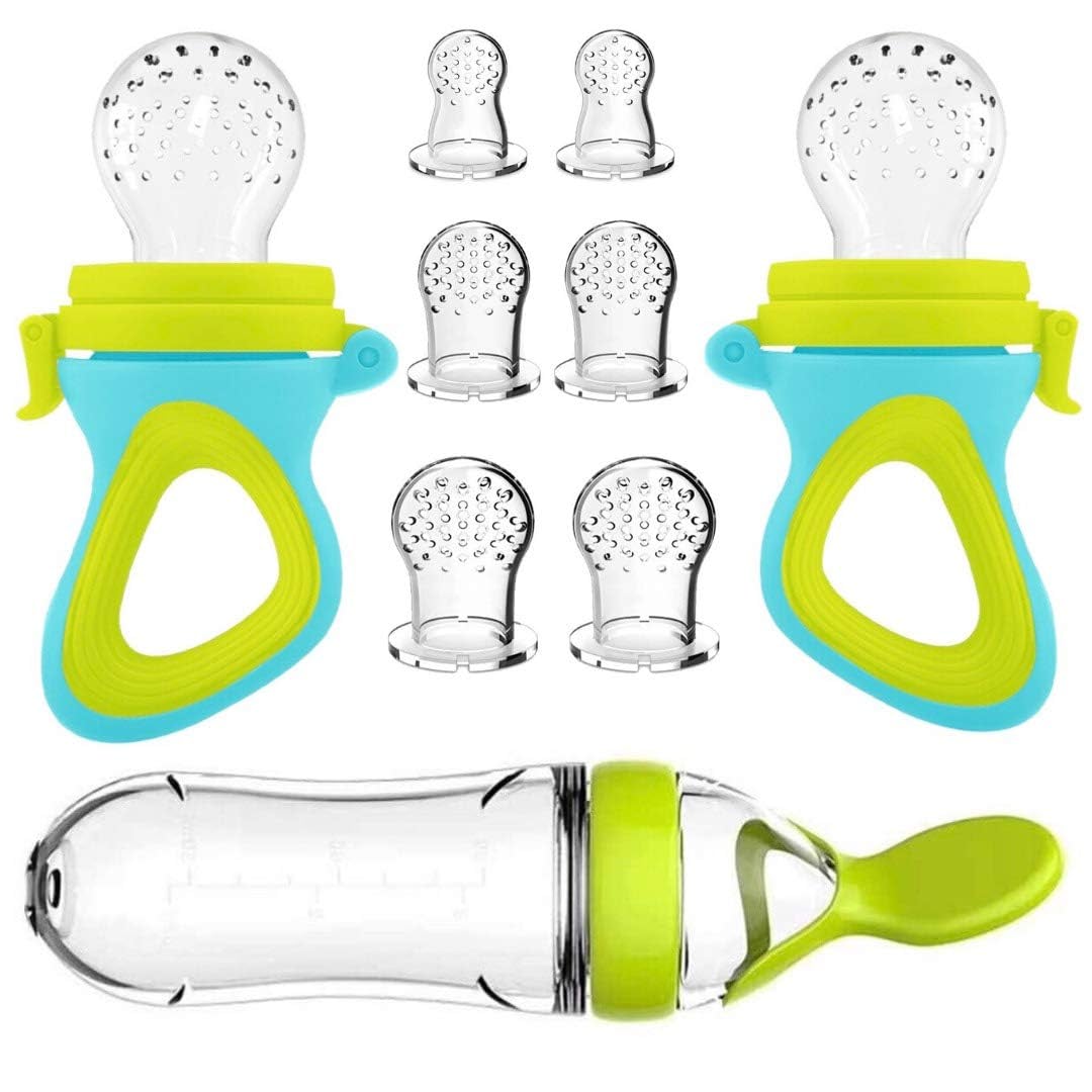 Baby Food Utensils - Botella de alimentación exprimidora de silicona