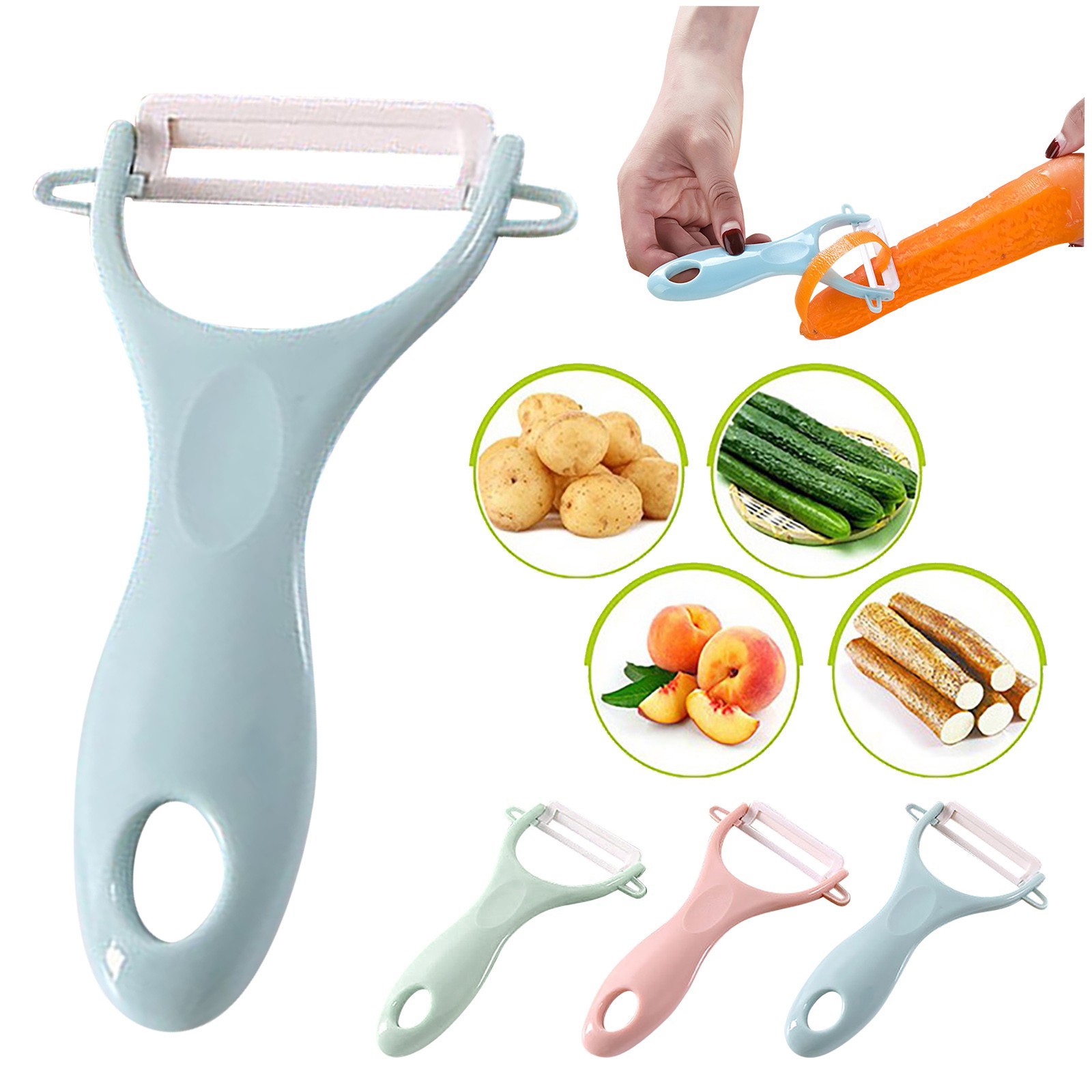 Baby Food Vegetables - Pelador creativo de cerámica práctico multifunción