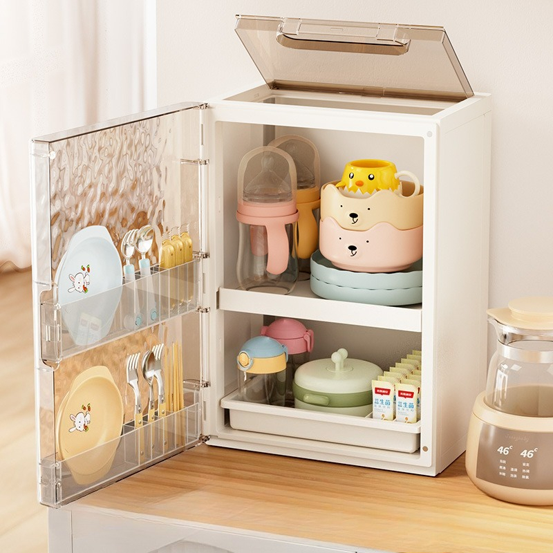 Baby Food Bowl - Estante plegable para vajilla de cocina,