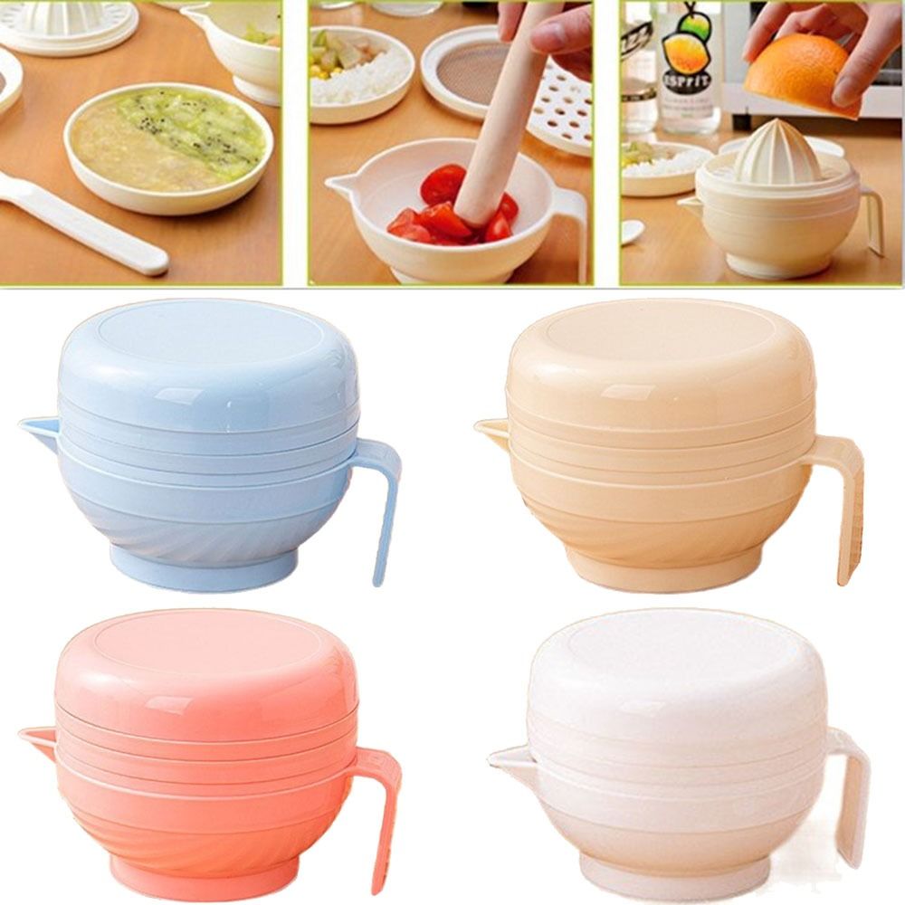 Baby Food Bowl - Juego de cuencos de molienda de