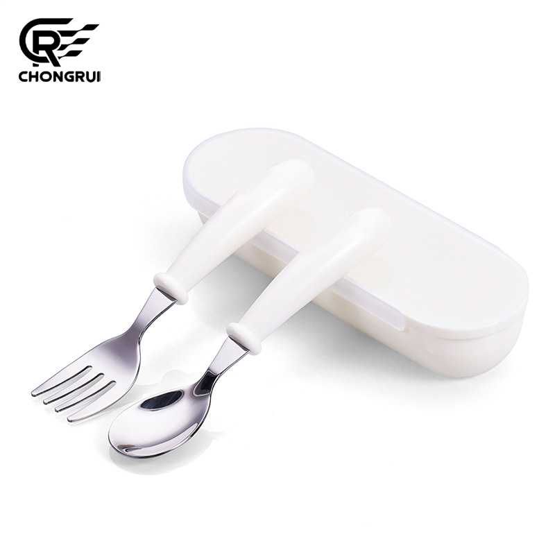 Baby Food Knife Set - Juego de tenedor y cuchara para