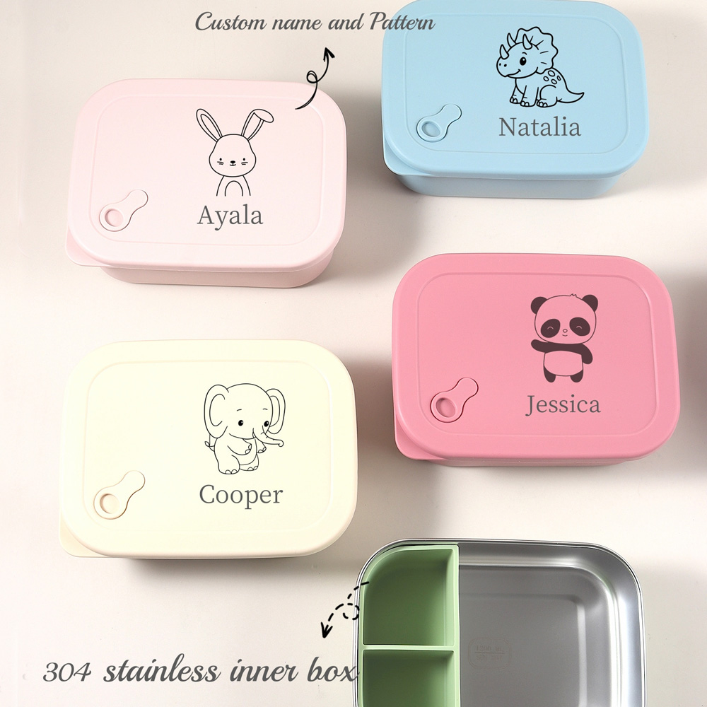 Baby Food Bowl - Lonchera Infantil de Silicona de 1200
