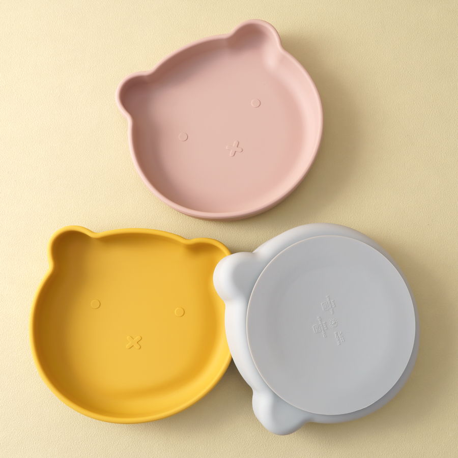 Baby Food Bowl - Platos de silicona para bebé, plato