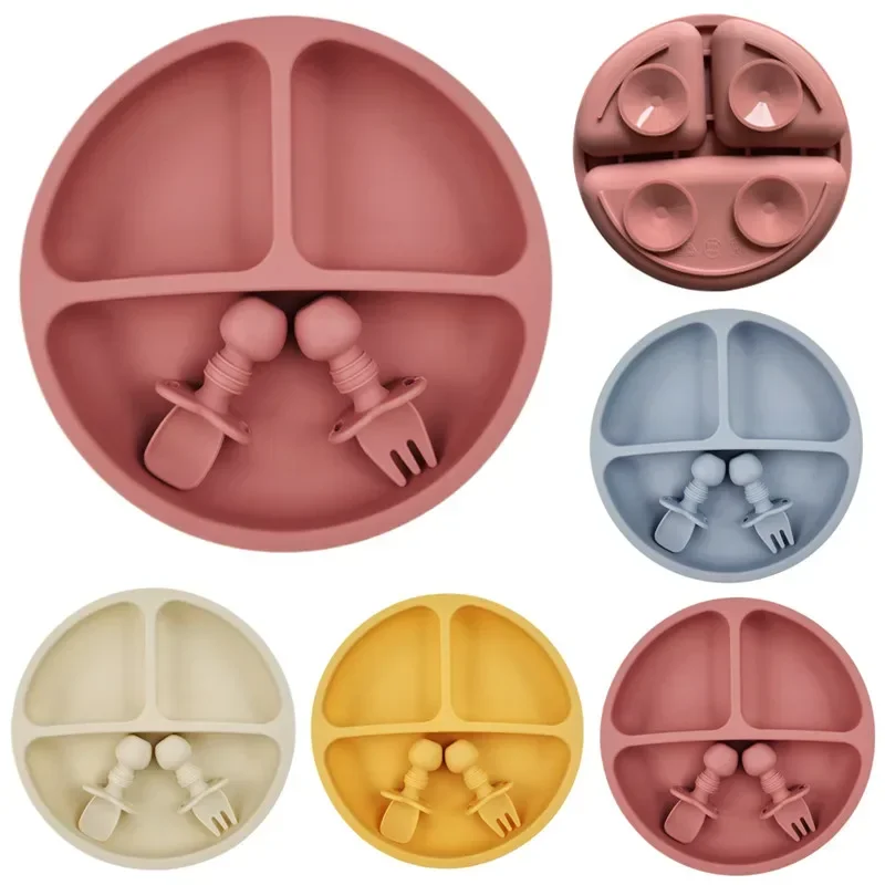 Plate Suction Toddler - Juego de alimentación de bebé de
