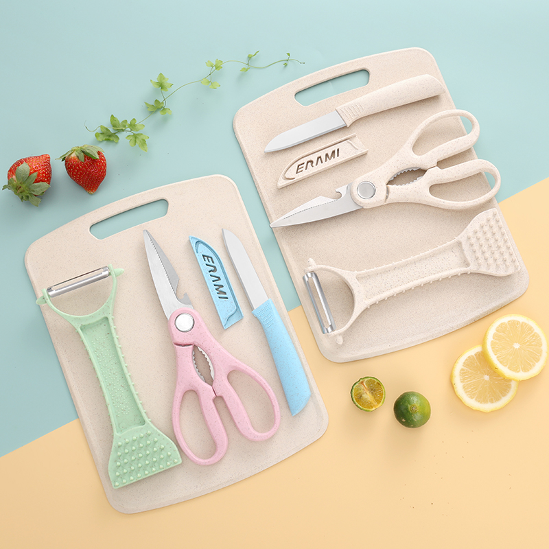 Baby Food Knife Set - Juego de cuatro piezas de tablas