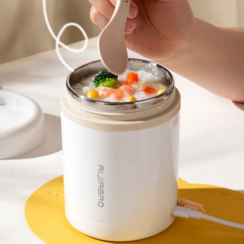 Baby Food Warmer - Fiambrera con calefacción eléctrica USB portátil