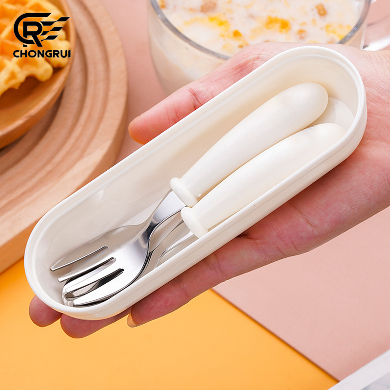 Baby Food Knife Set - Cuchara y Tenedor de Entrenamiento para