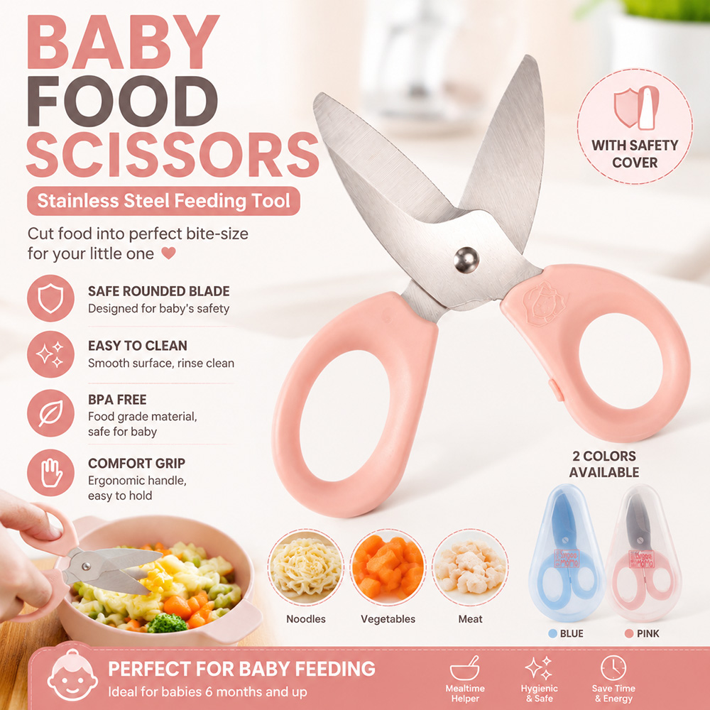Feeding Baby Food - Tijeras para Alimentos de Bebé, Tijeras