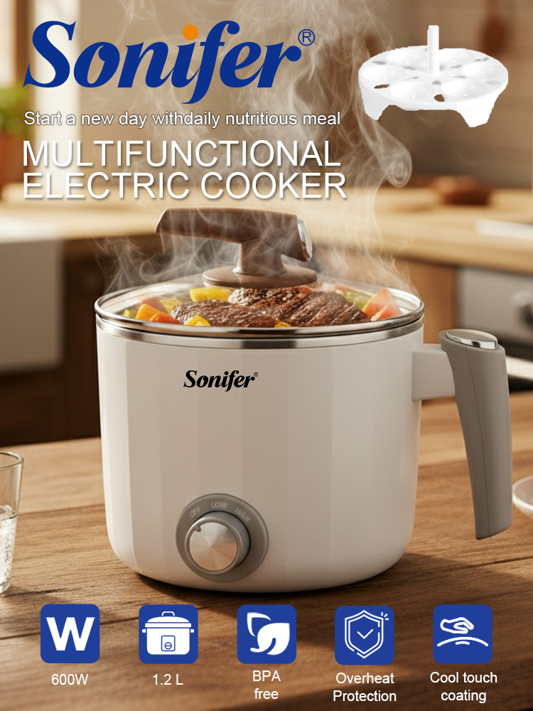Olla Eléctrica Mini Sonifer SF - Baby Food Recipe Book reseña y precio