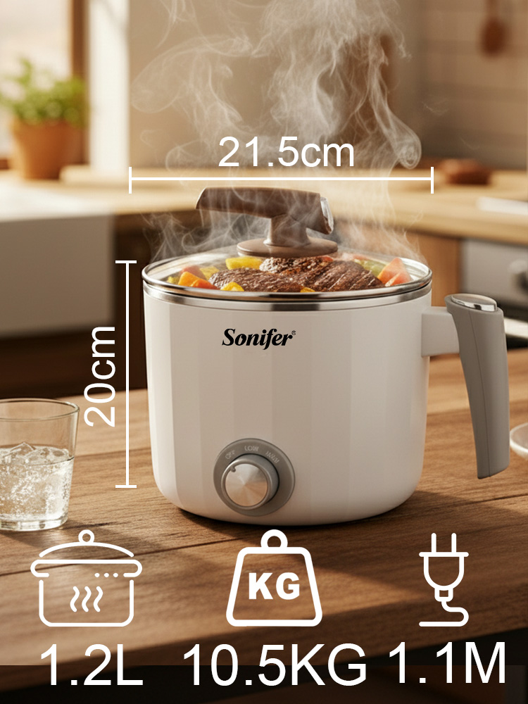 Olla Eléctrica Mini Sonifer SF - Baby Food Recipe Book reseña y precio