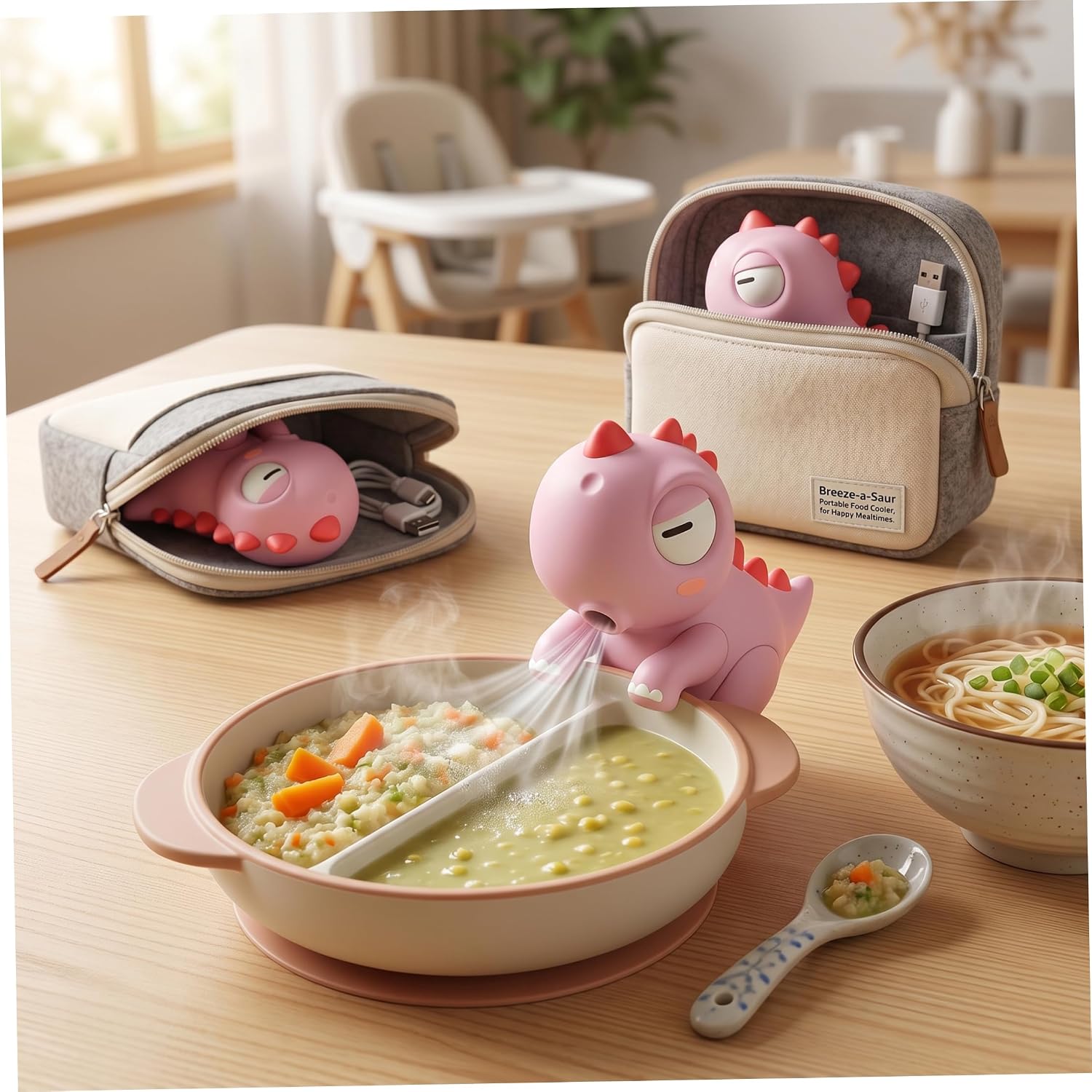 Mini Ventilador con Diseño de  - Feeding Baby Food reseña y precio
