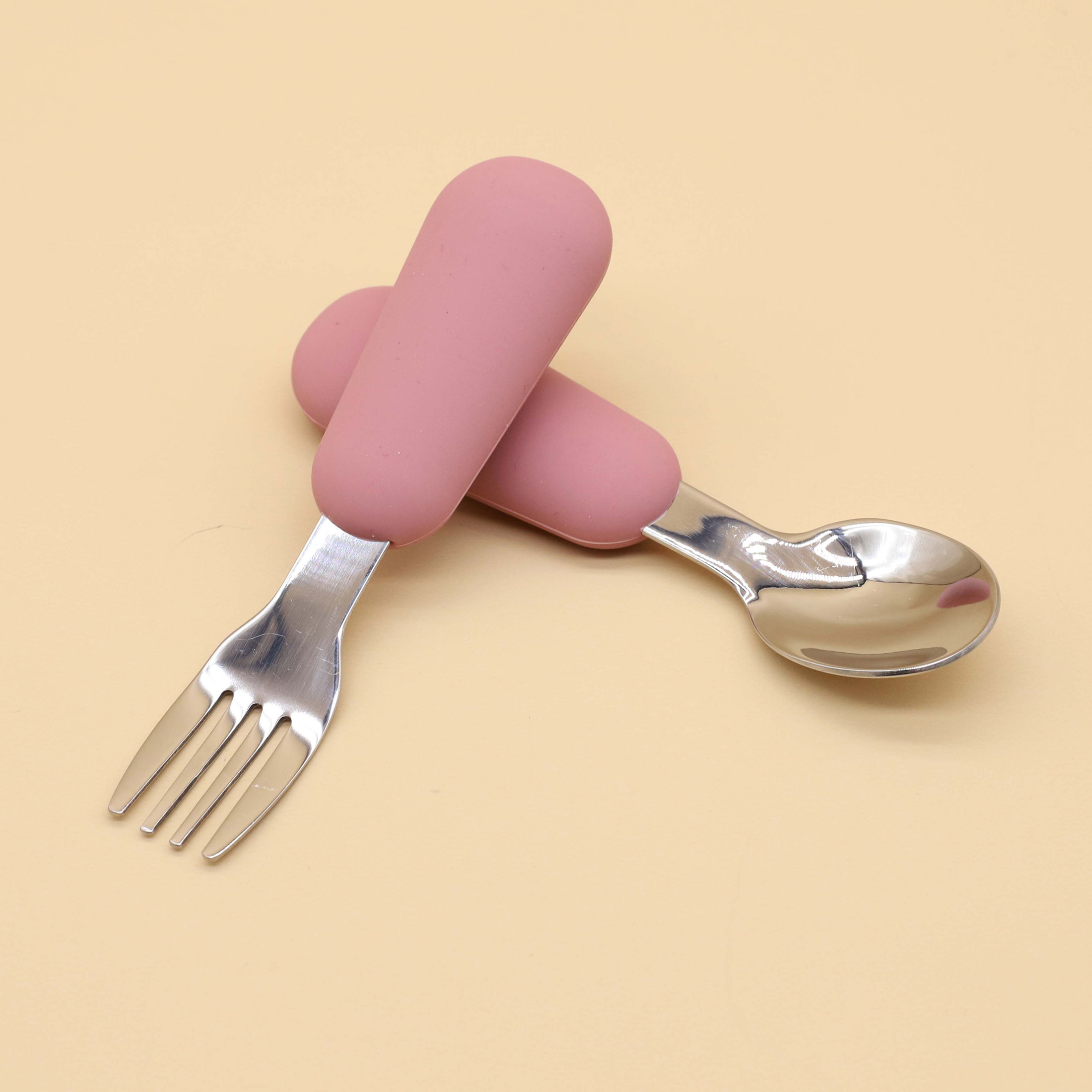 Tenedor cuchara de silicona de - Baby Food Utensils reseña y precio