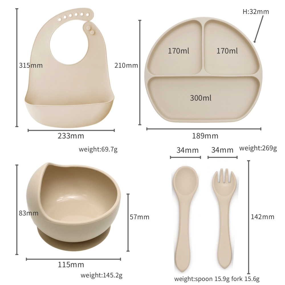Juego de utensilios para bebé  - Baby Food Weaning reseña y precio