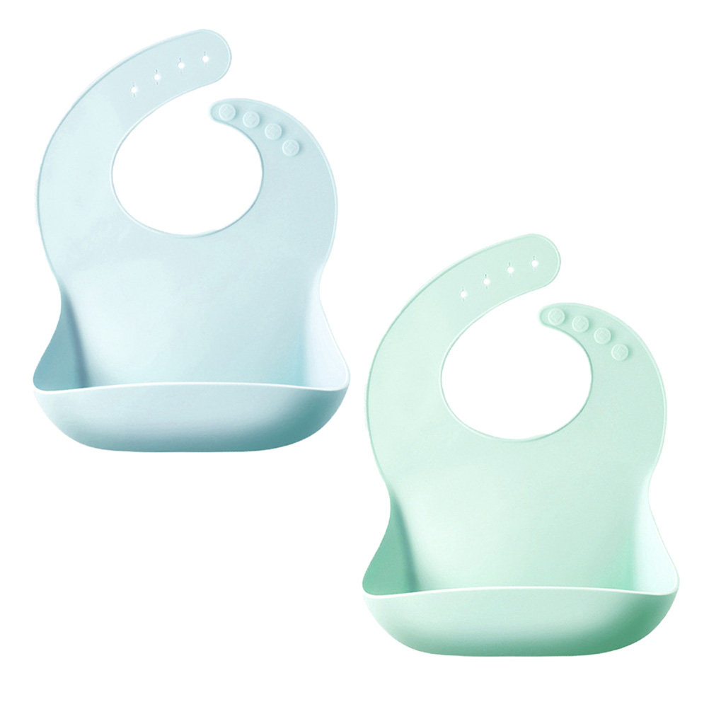 2 baberos de silicona para beb - Feeding Baby Food reseña y precio