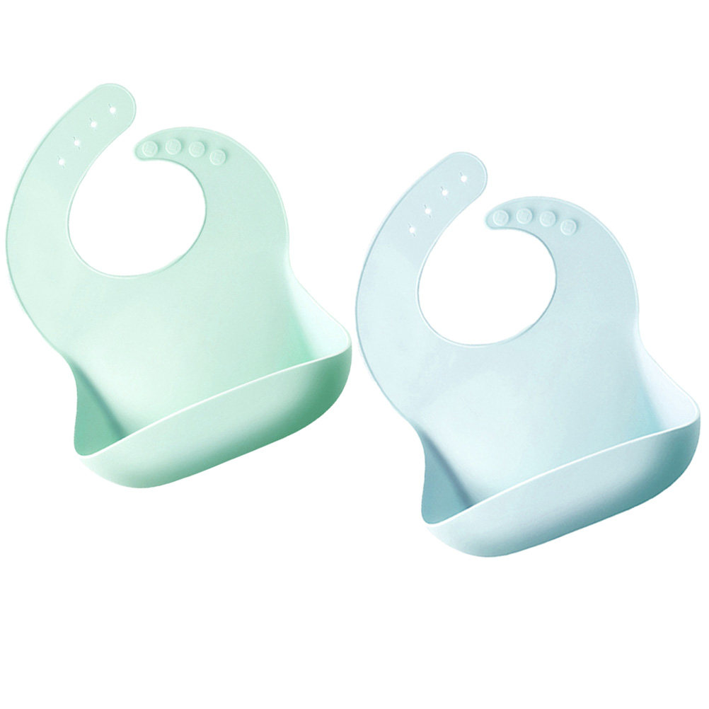 2 baberos de silicona para beb - Feeding Baby Food reseña y precio
