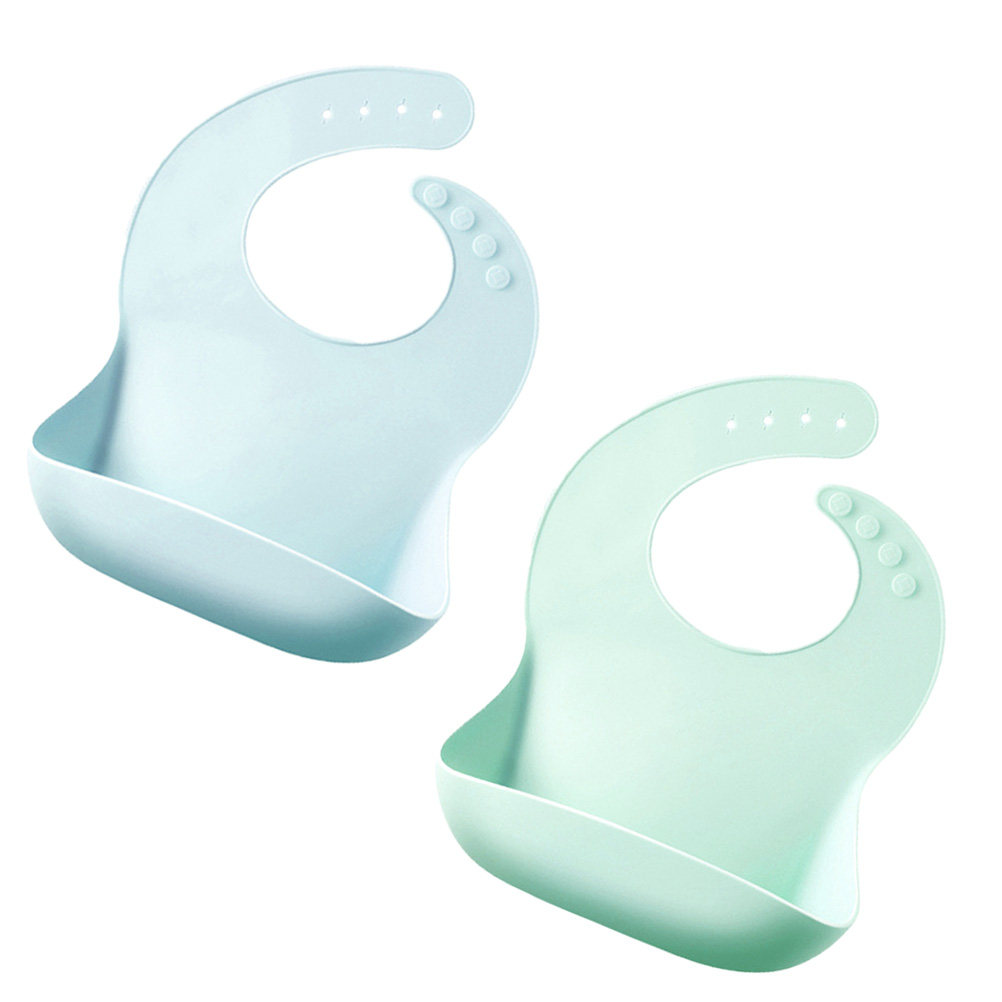 2 baberos de silicona para beb - Feeding Baby Food reseña y precio