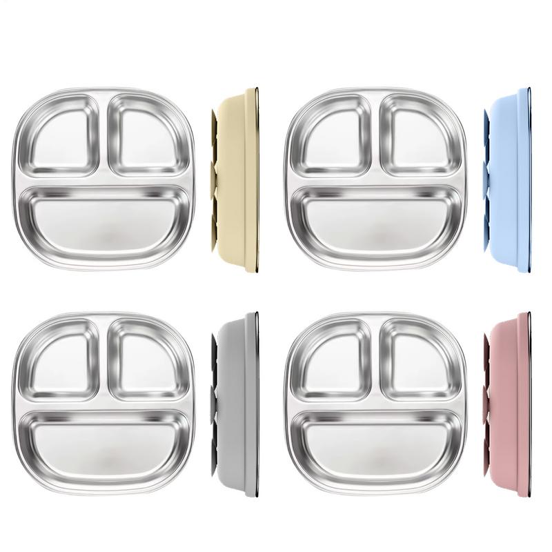 Platos divididos para niños, p - Plate Suction Toddler reseña y precio