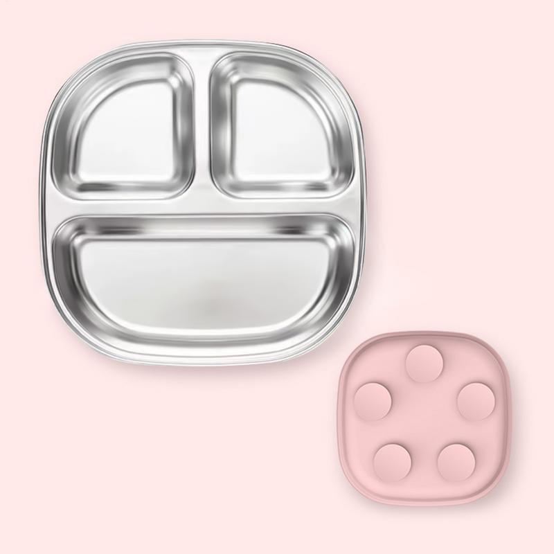 Platos divididos para niños, p - Plate Suction Toddler reseña y precio