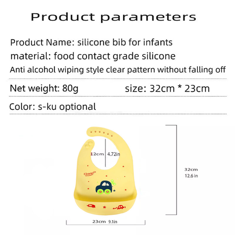 Babero de silicona para alimen - Feeding Baby Food reseña y precio