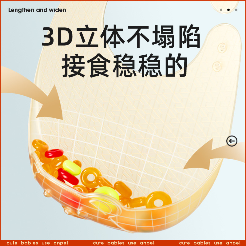 Babero ligero de silicona para - Feeding Baby Food reseña y precio