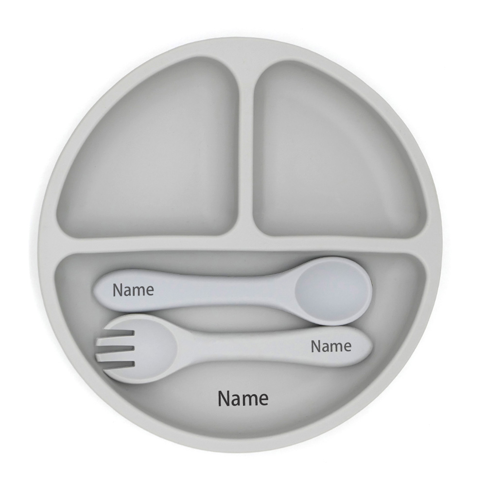 Vajilla de silicona con estamp - Baby Food Bowl reseña y precio