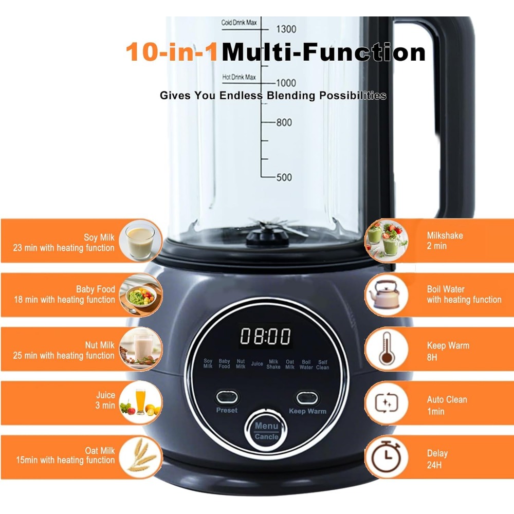 Licuadora Caliente 10 en 1 par - Baby Food Oats reseña y precio