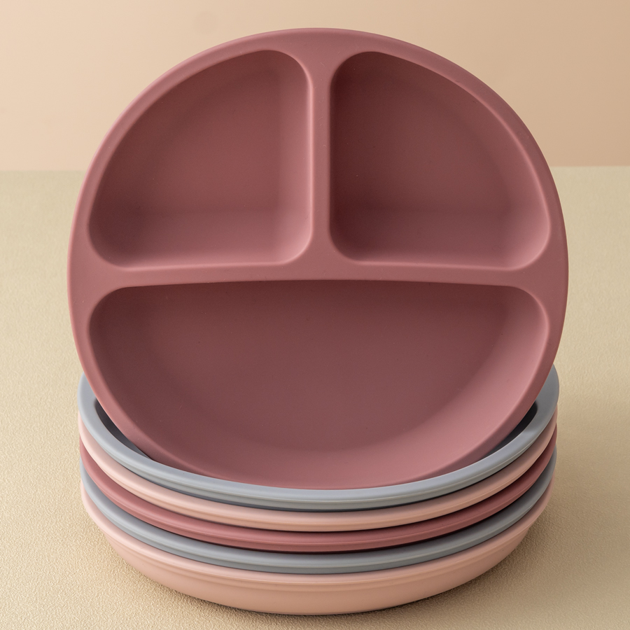 Plato de comedor de silicona c - Baby Food Utensils reseña y precio
