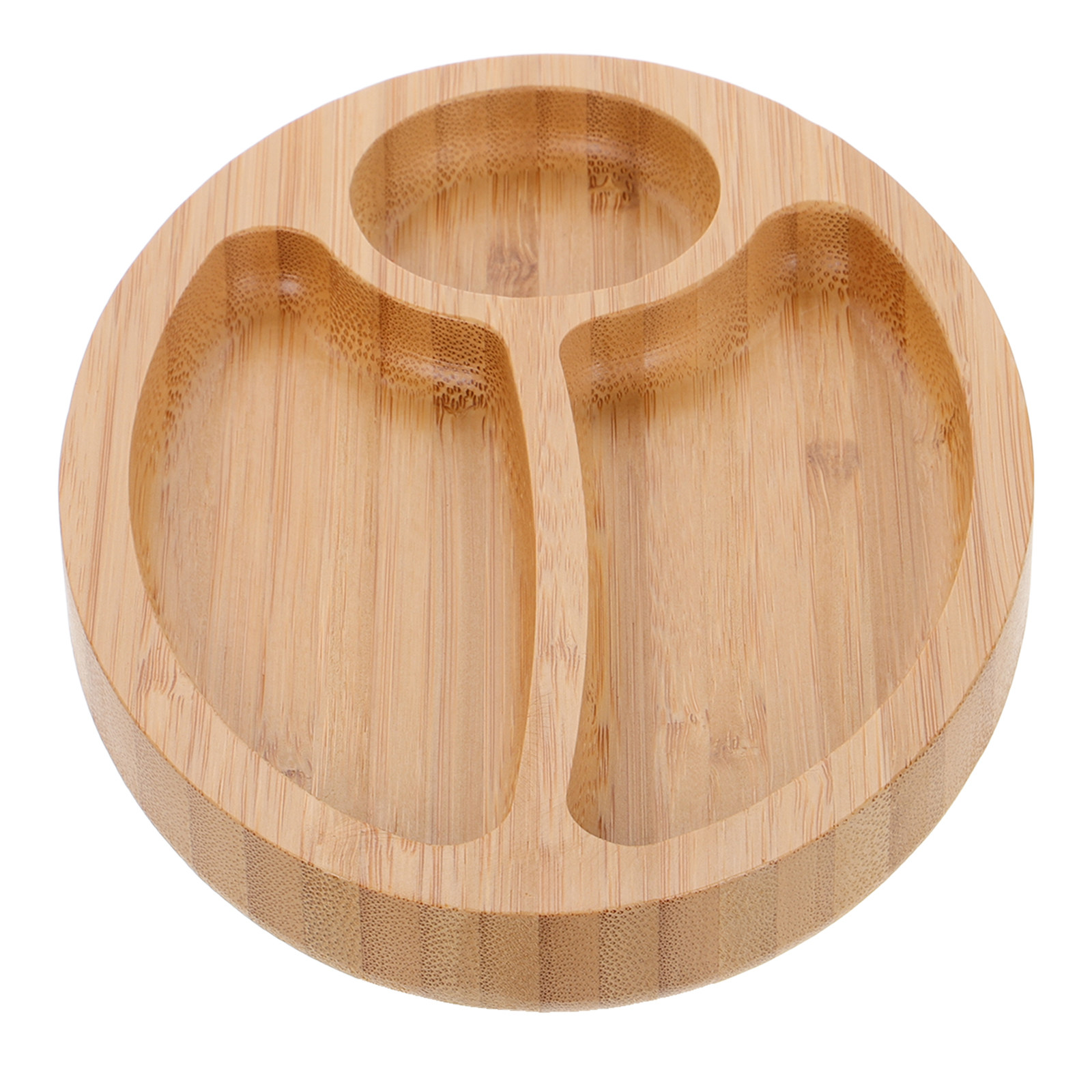 Plato de Bambú Dividido con Su - Plate Suction Toddler reseña y precio