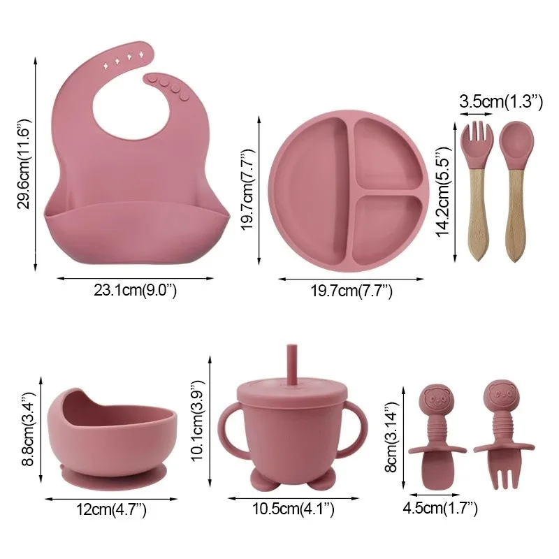 Juego de Platos de Silicona de - Plate Suction Toddler reseña y precio