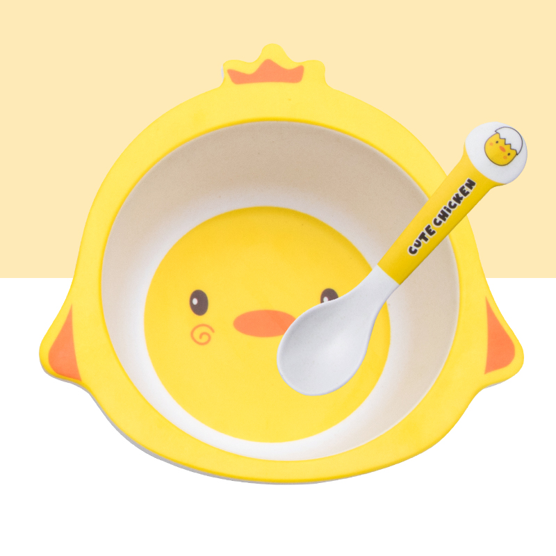 Juego de vajilla de fibra de b - Baby Food Bowl reseña y precio