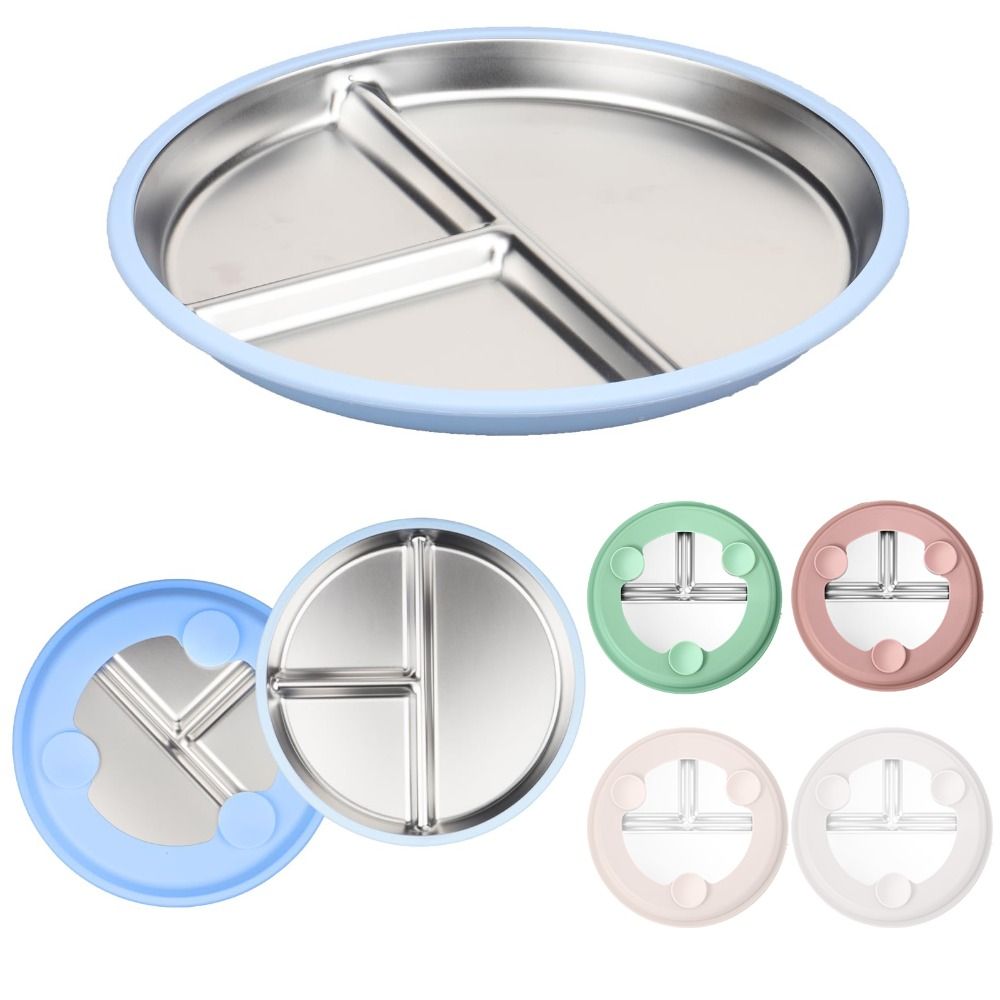 Plato de acero inoxidable para - Plate Suction Toddler reseña y precio