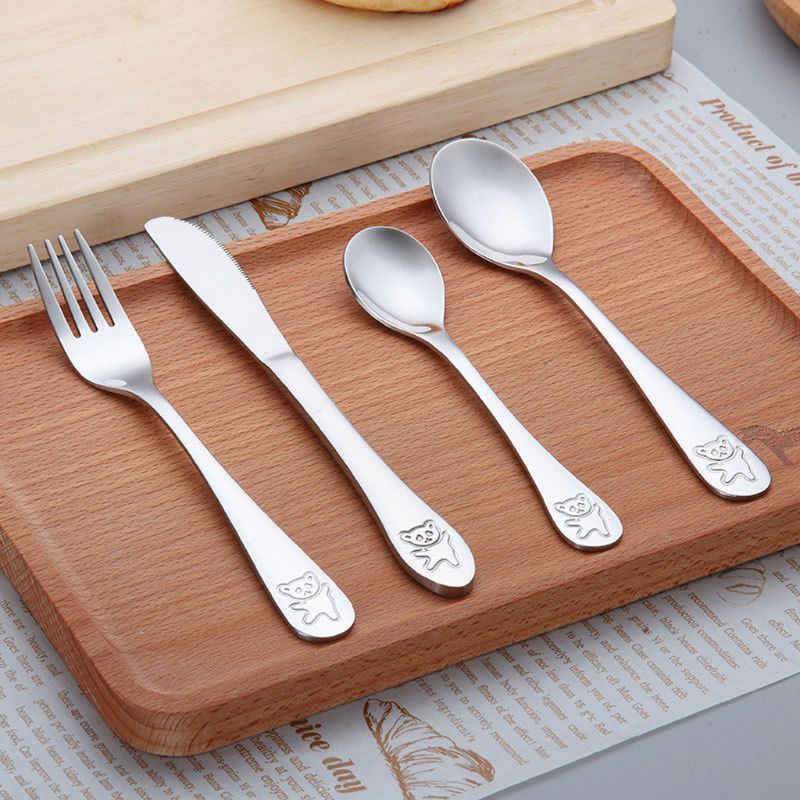 4 unids/set cucharadita para b - Baby Food Knife Set reseña y precio
