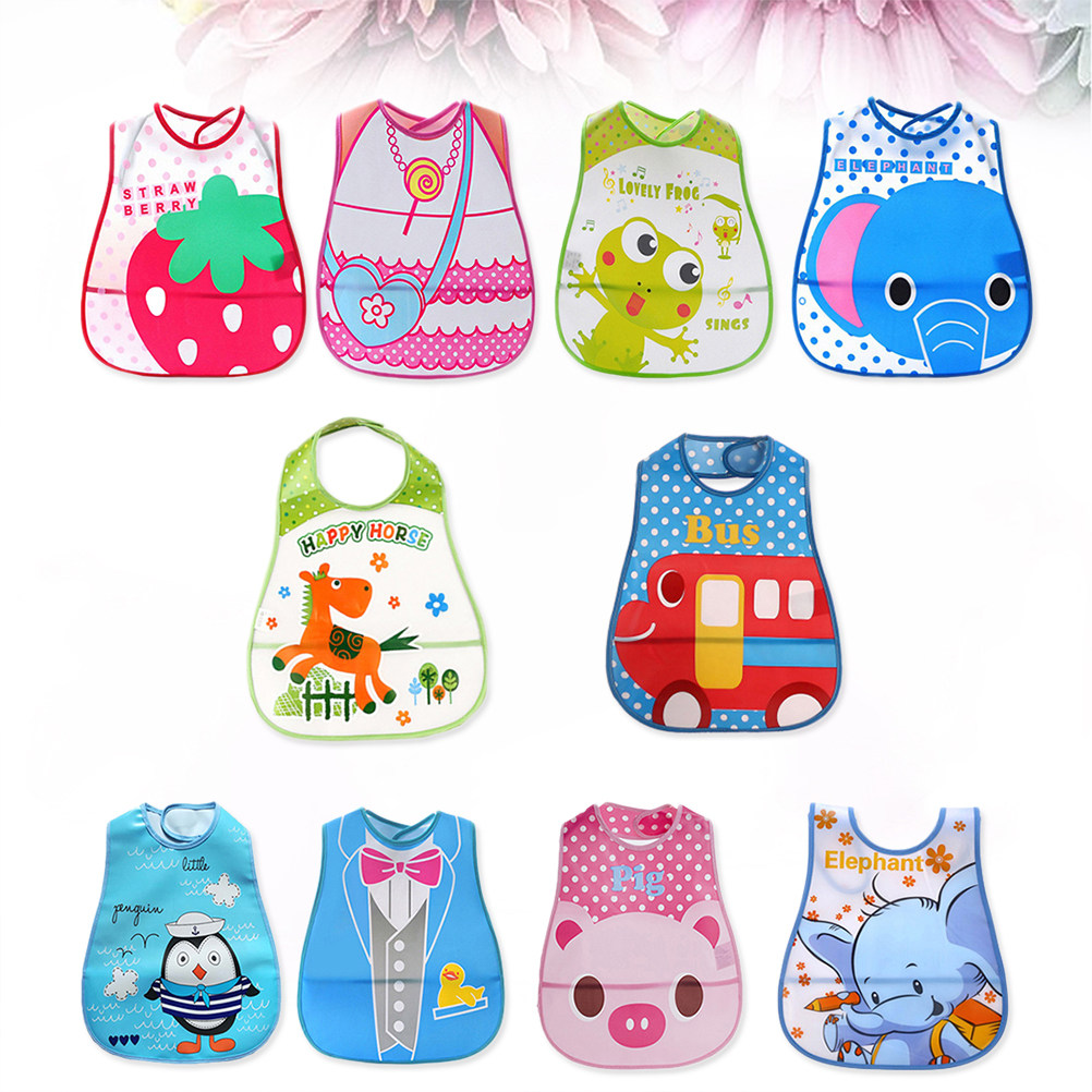 10 baberos impermeables para b - Feeding Baby Food reseña y precio