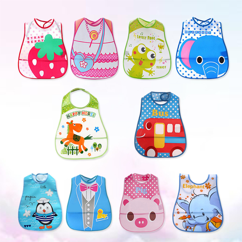 10 baberos impermeables para b - Feeding Baby Food reseña y precio