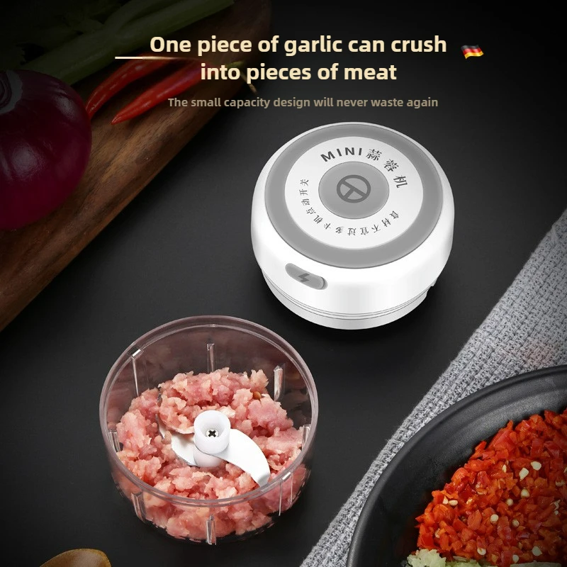Mini picadora eléctrica de ajo - Baby Food Vegetables reseña y precio