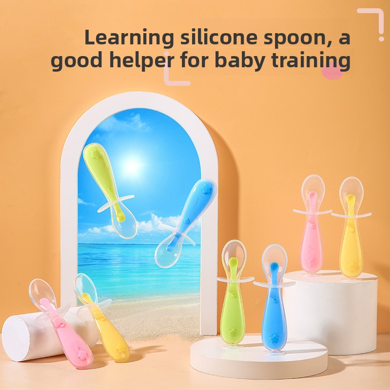 Cuchara de silicona para bebé, - Baby Food Utensils reseña y precio