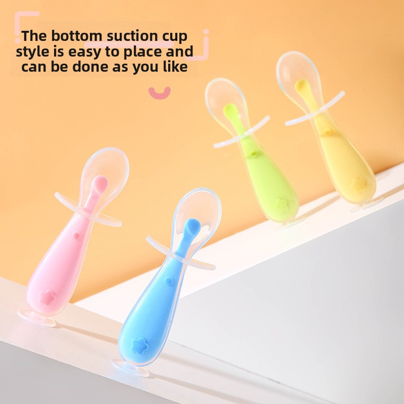 Cuchara de silicona para bebé, - Baby Food Utensils reseña y precio