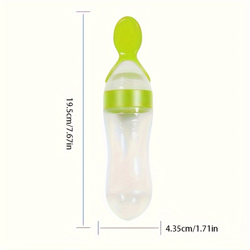 Biberón de silicona para alime - Baby Food Utensils reseña y precio