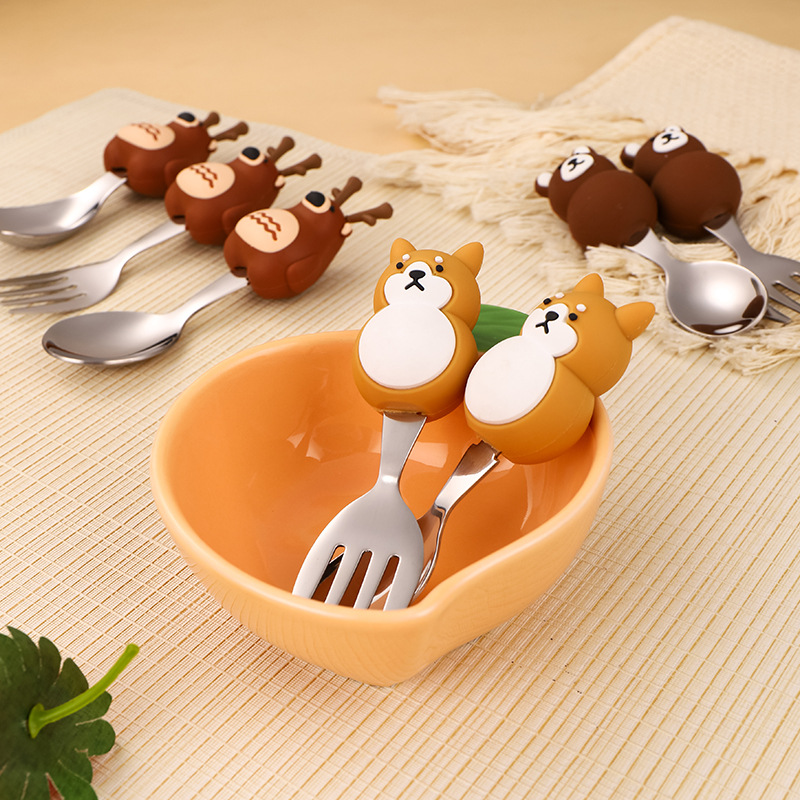 Juego de cuchara y tenedor de  - Baby Food Knife Set reseña y precio