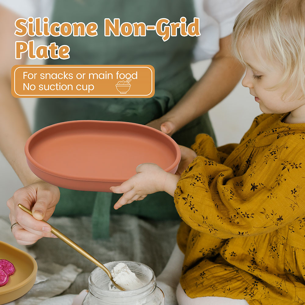 Plato de comedor de silicona s - Plate Suction Toddler reseña y precio