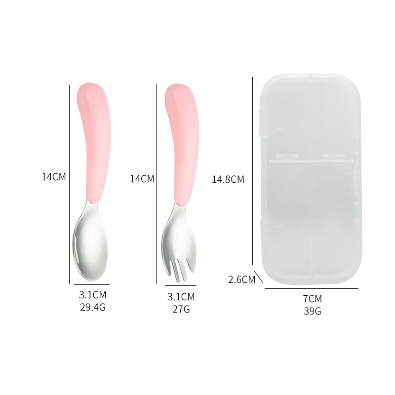 Cuchara, tenedor y palillos de - Baby Food Utensils reseña y precio