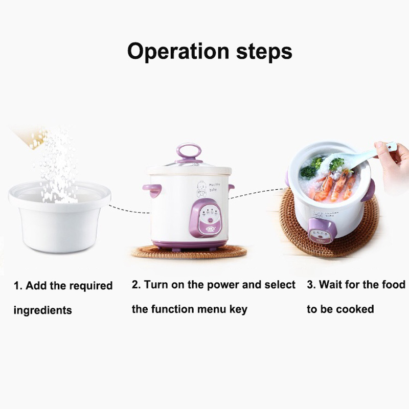 Nueva Olla Eléctrica de Cerámi - Baby Food Recipe Book reseña y precio