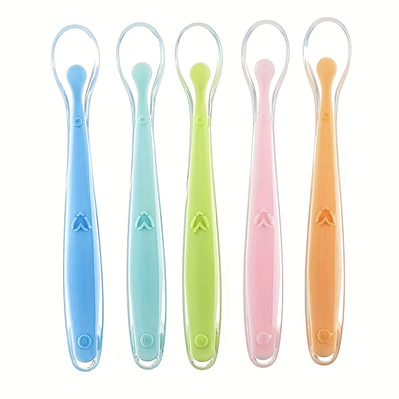 1/2 Piezas Cuchara de Silicona - Baby Food Utensils reseña y precio