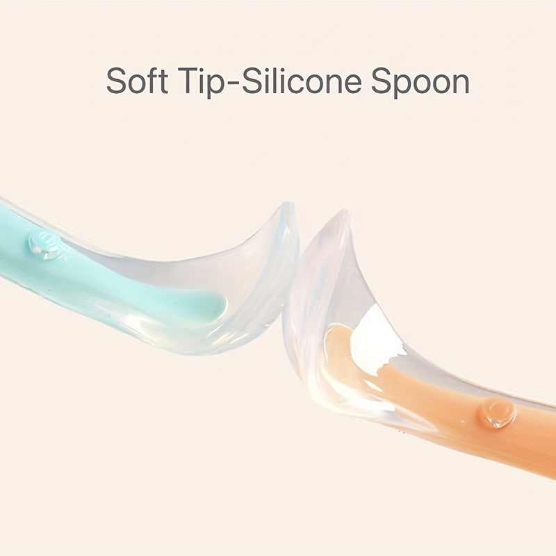 1/2 Piezas Cuchara de Silicona - Baby Food Utensils reseña y precio