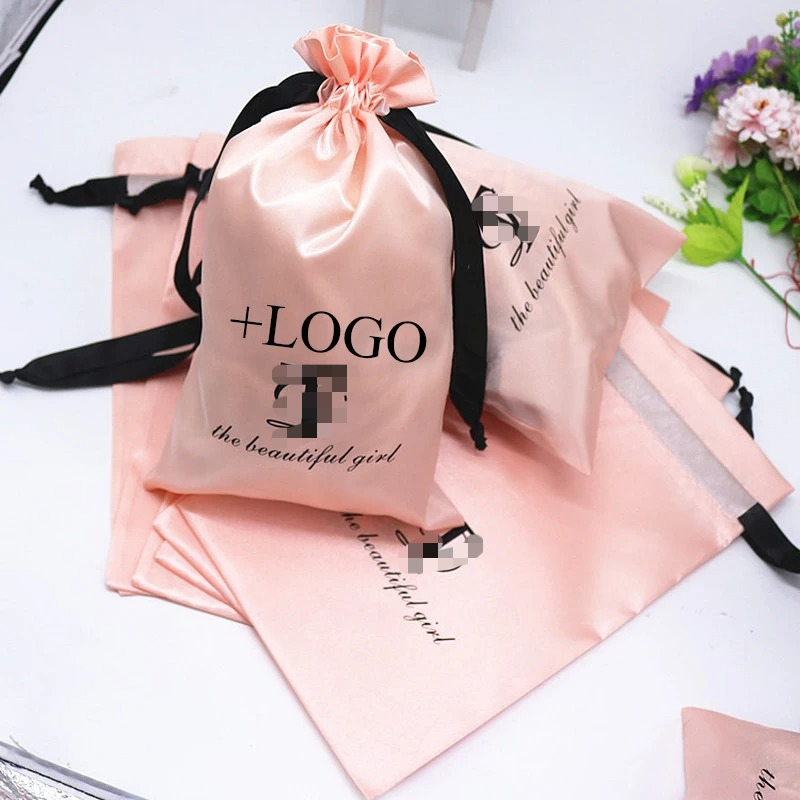 Bolsa de satén de seda rosa pa - Baby Food Packaging reseña y precio