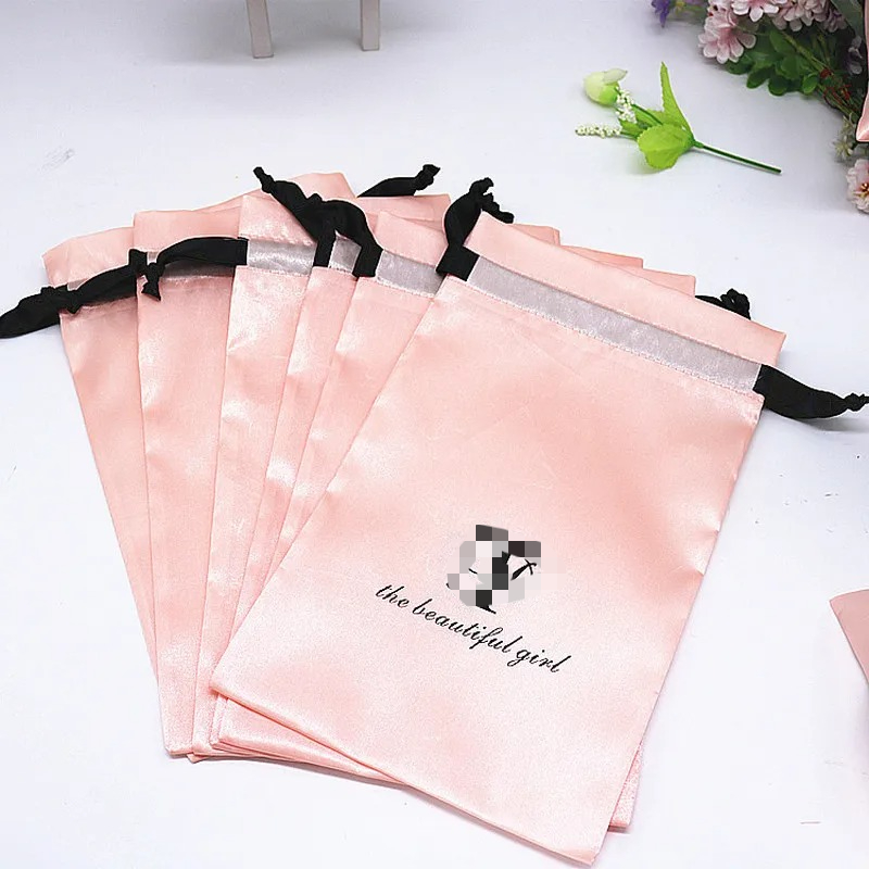 Bolsa de satén de seda rosa pa - Baby Food Packaging reseña y precio