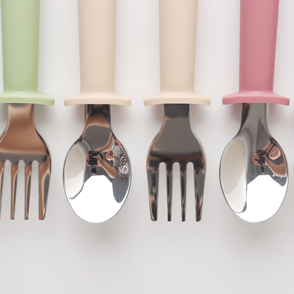 Juego de tenedor y cuchara de  - Baby Food Weaning reseña y precio