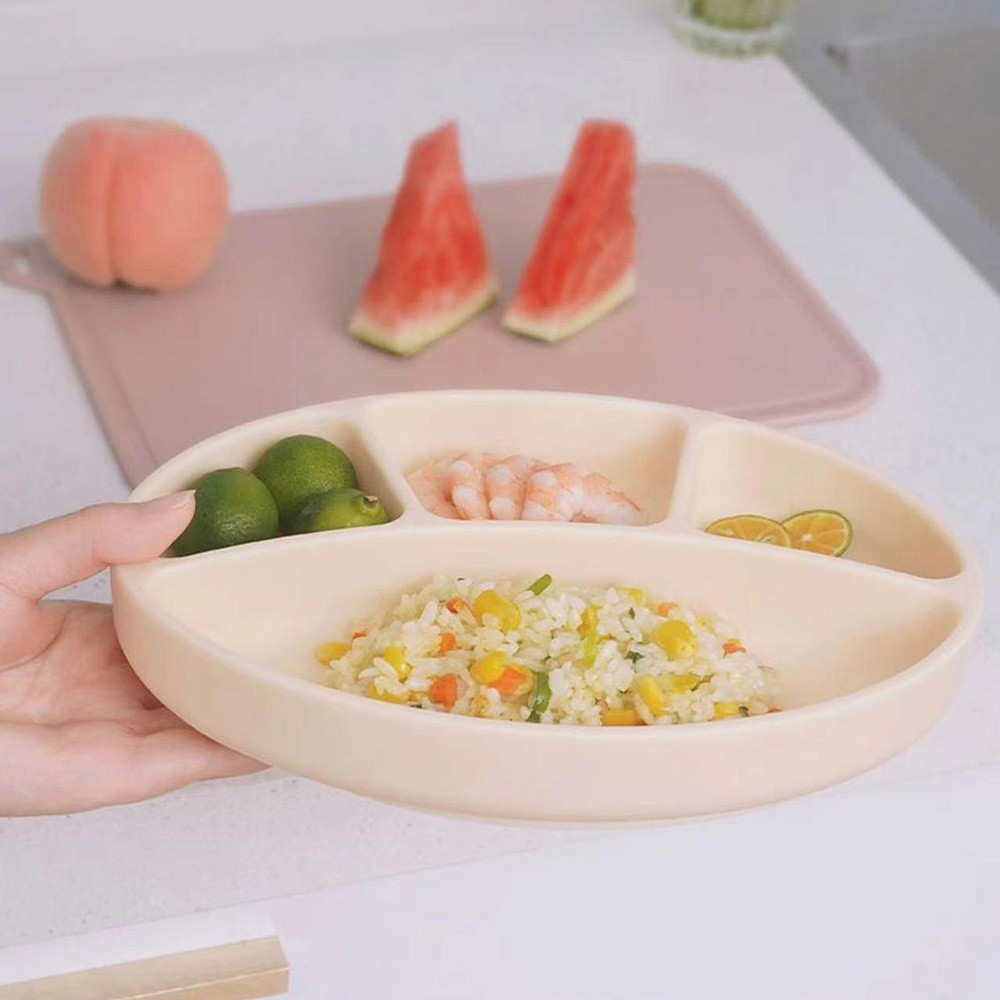 Plato dividido de silicona ant - Plate Suction Toddler reseña y precio