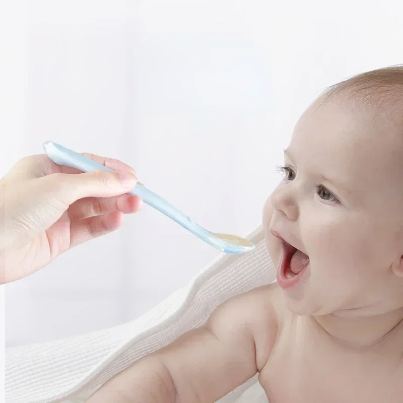 Cuchara de silicona suave para - Baby Food Utensils reseña y precio